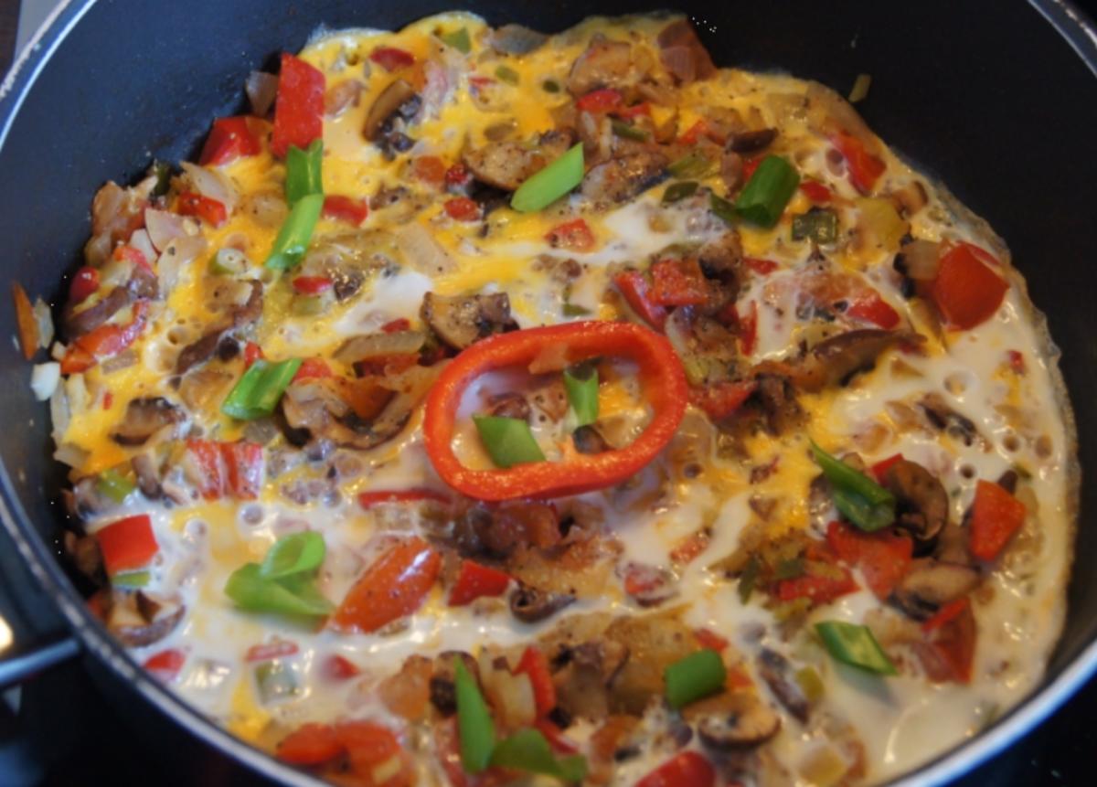 Omelett mit Gemüsemix - Rezept - Bild Nr. 589
