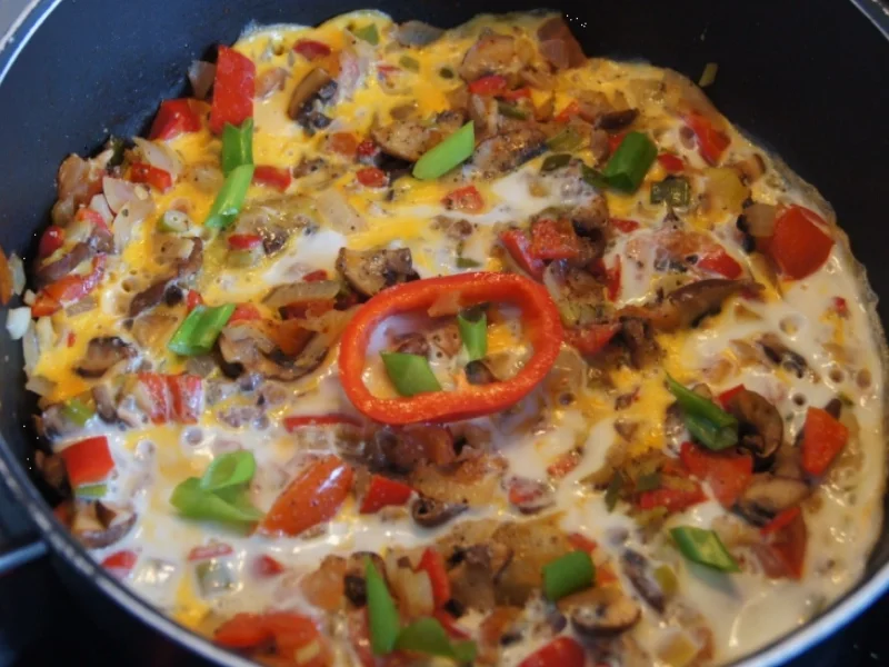 Omelett mit Gemüsemix - Rezept - Bild Nr. 589