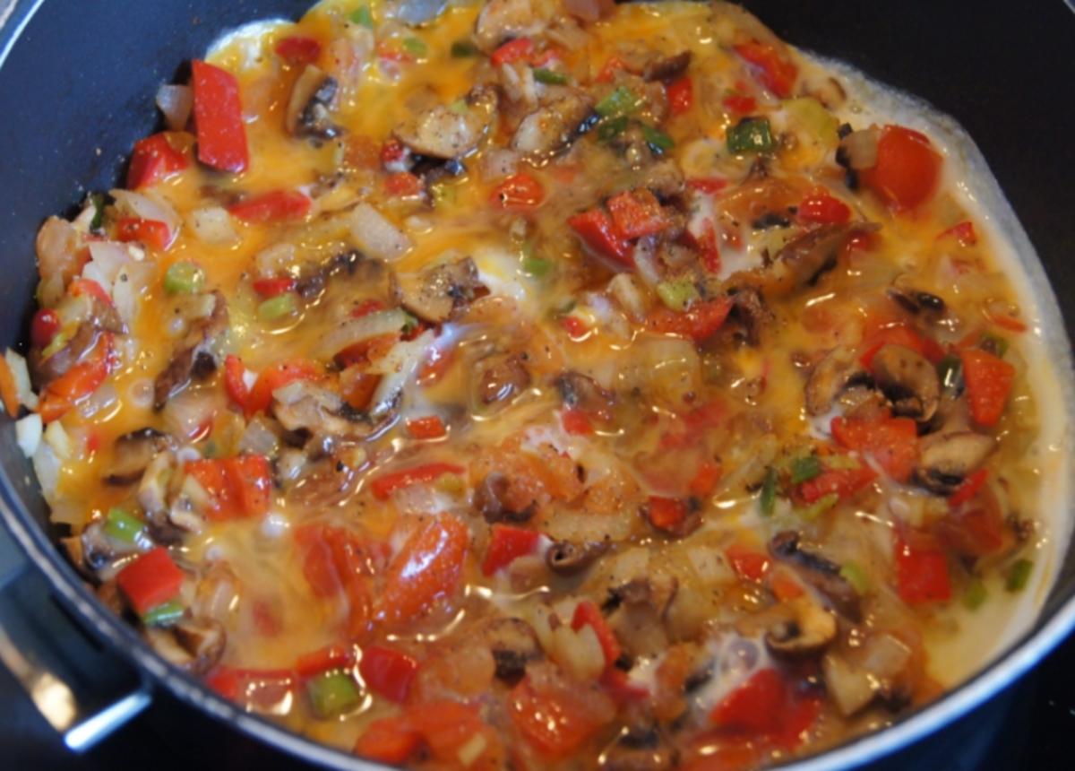 Omelett mit Gemüsemix - Rezept - Bild Nr. 592