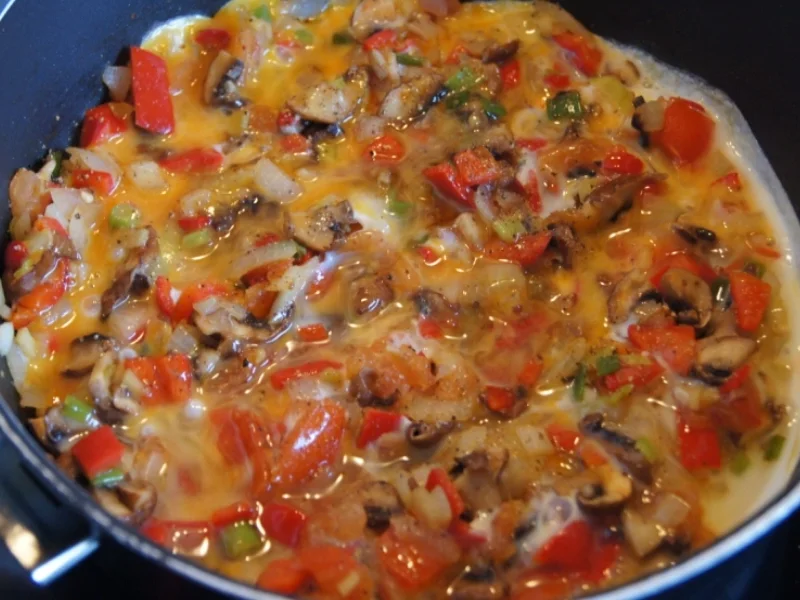 Omelett mit Gemüsemix - Rezept - Bild Nr. 592