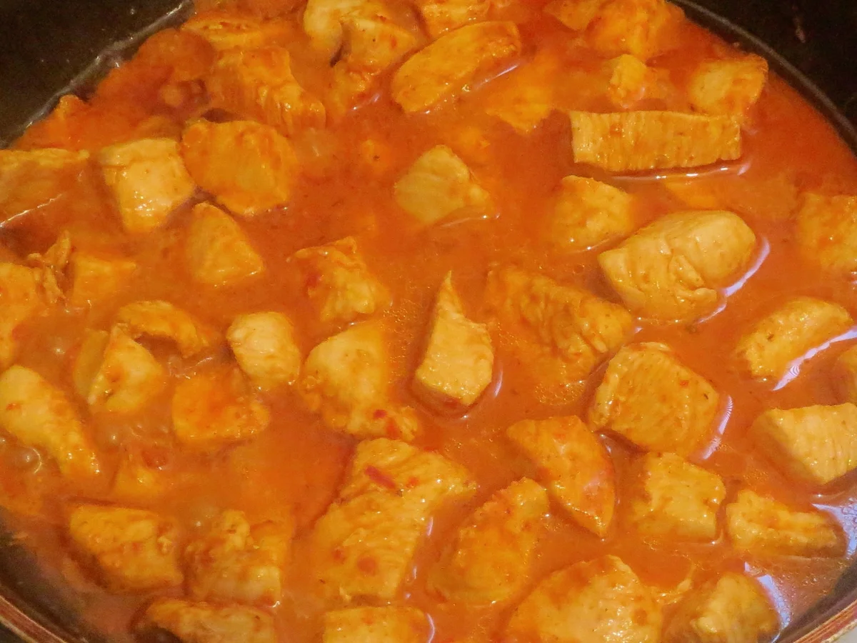 Kochen: Kokos-Hähnchen-Pfanne, fruchtig-scharf - Rezept - Bild Nr. 598