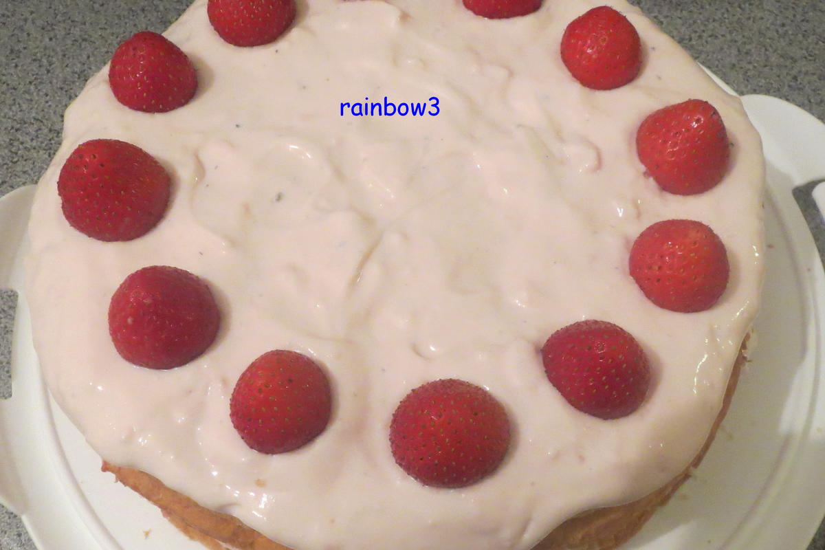 Backen: Erdbeer-Mascarpone-Torte - Rezept - Bild Nr. 601