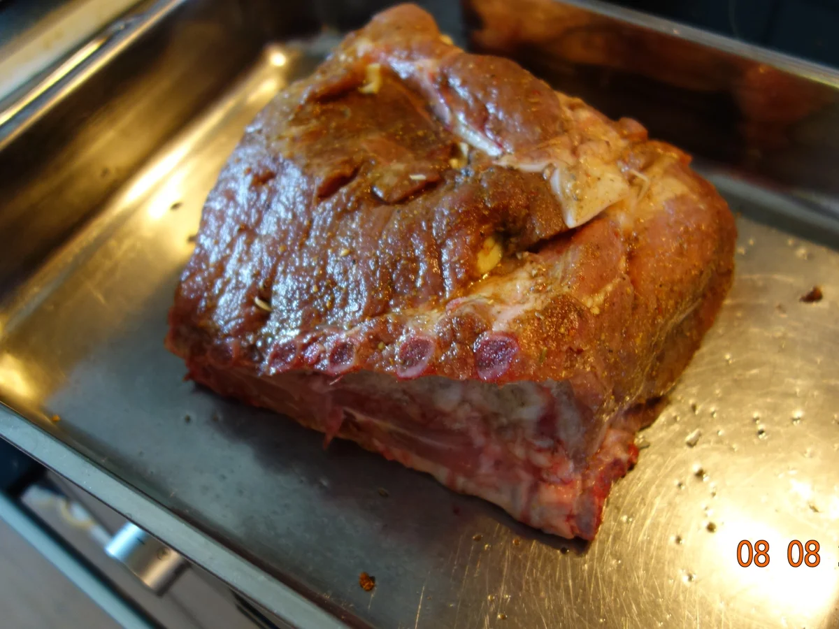 Rezept: Schweineschopfbraten mit Knochen Bild Nr. 618 Schweineschopfbraten mit Knochen - Rezept - Bild Nr. 618