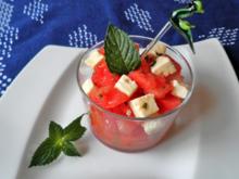 Wassermelone und Schafskäse ... - Rezept - Bild Nr. 616