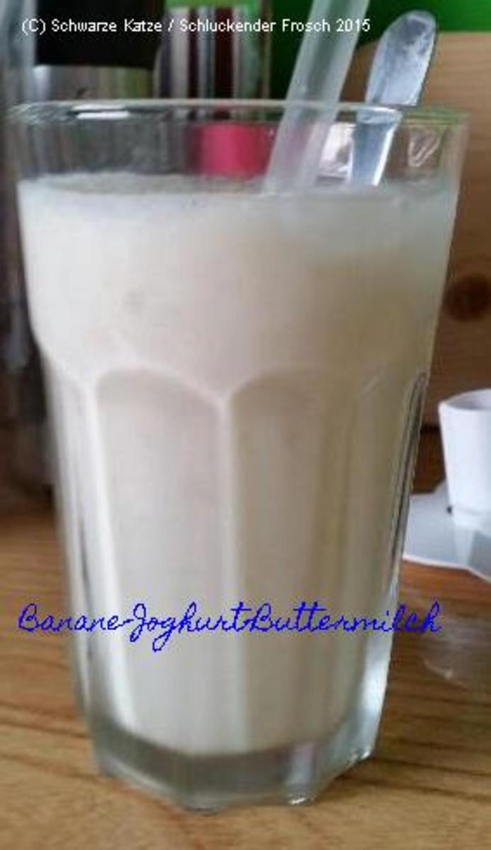 Bilder für Banane-Joghurt-Buttermilch-Smoothie - Rezept