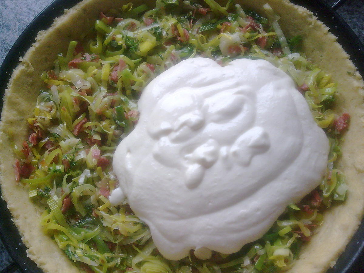 Kuchen herzhaft - Lauch-Käse-Quiche - Rezept - Bild Nr. 680