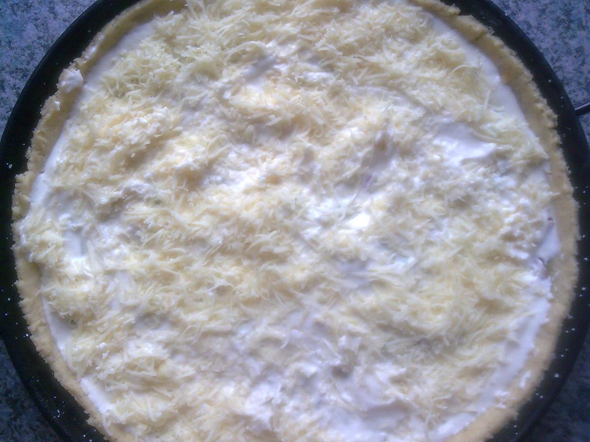 Kuchen herzhaft - Lauch-Käse-Quiche - Rezept - Bild Nr. 686