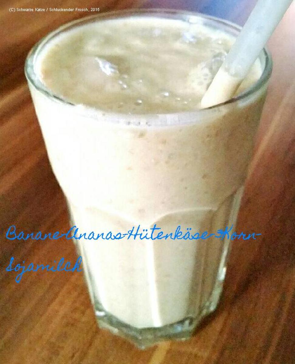 Bilder für Frühstücksdrink (1) - Banane-Ananas-3Korn - Rezept