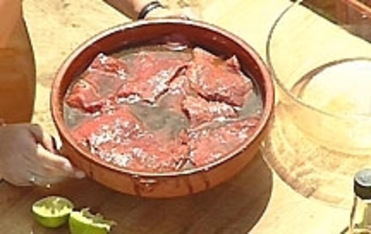 Bilder für Rinderhüftsteaks mit Bourbon mariniert - Rezept