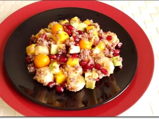 Raffinierter fruchtiger Obstsalat mit Rote Quinoa - Rezept - Bild Nr. 739