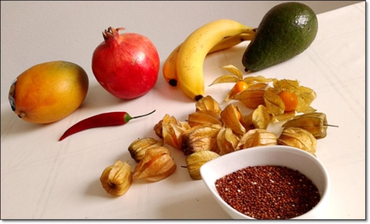 Raffinierter fruchtiger Obstsalat mit Rote Quinoa - Rezept - Bild Nr. 741