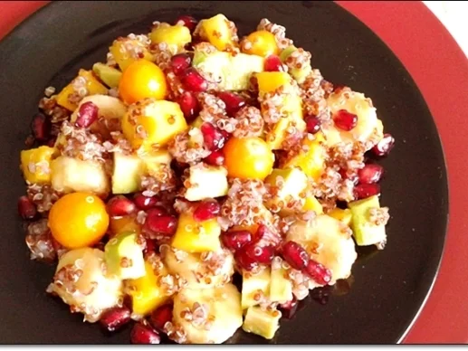 Raffinierter fruchtiger Obstsalat mit Rote Quinoa - Rezept - Bild Nr. 758