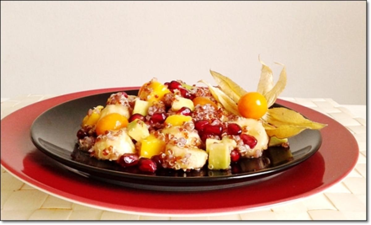 Raffinierter fruchtiger Obstsalat mit Rote Quinoa - Rezept - Bild Nr. 759