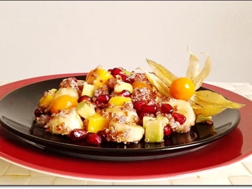 Raffinierter fruchtiger Obstsalat mit Rote Quinoa - Rezept - Bild Nr. 759