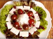 Sommerlicher Lollo rosso Salat mit Meerrettich, Schafskäse, Tomaten  und …. - Rezept - Bild Nr. 737