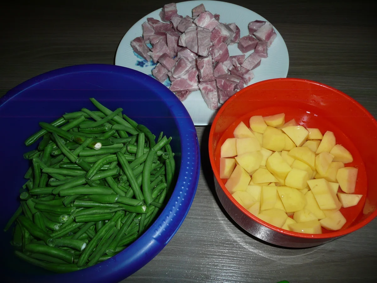 Eintopf mit Kartoffeln, Buschbohnen + Rippchen - Rezept - Bild Nr. 752