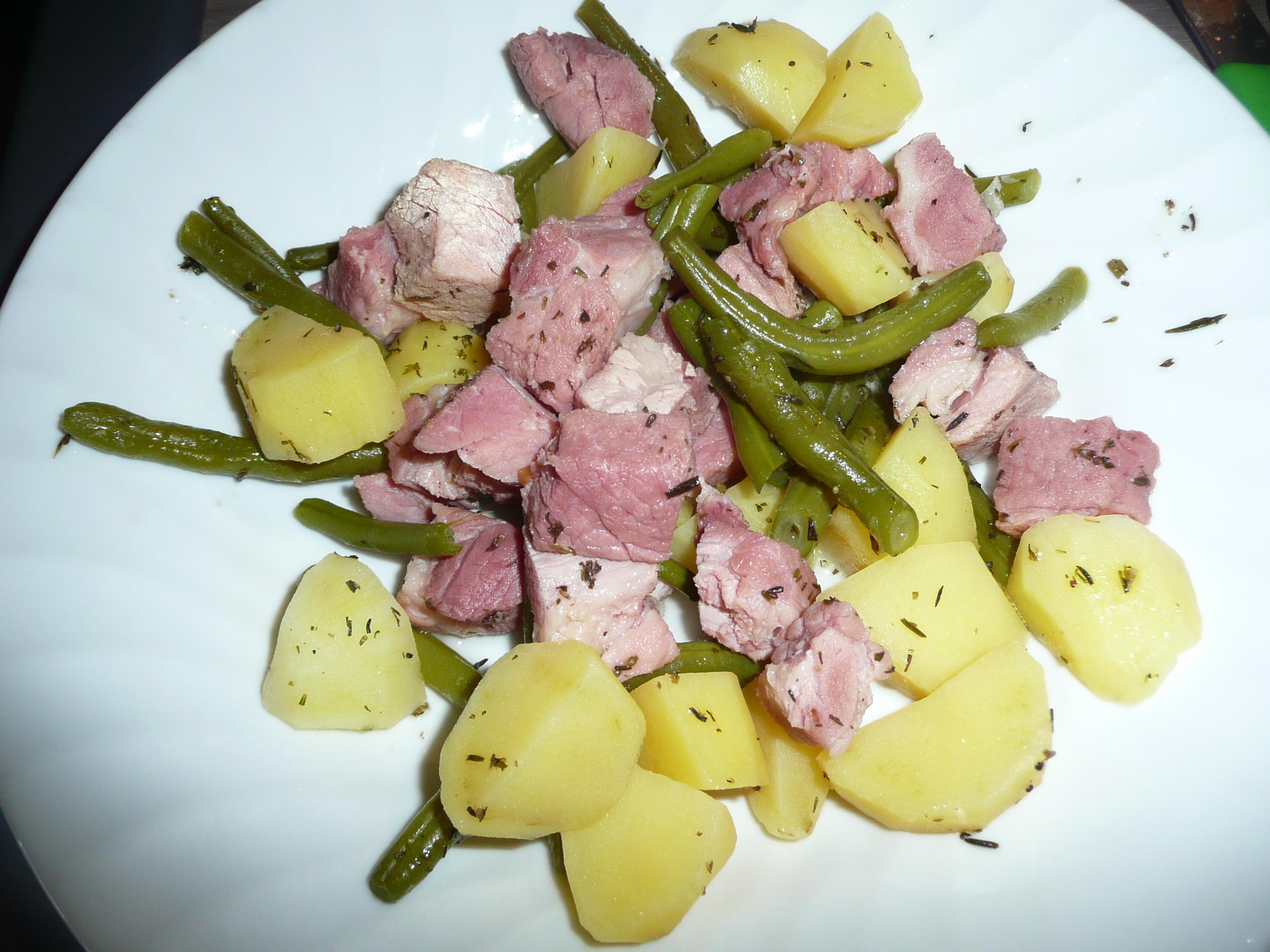 Eintopf mit Kartoffeln, Buschbohnen + Rippchen - Rezept By GINA-ANNA