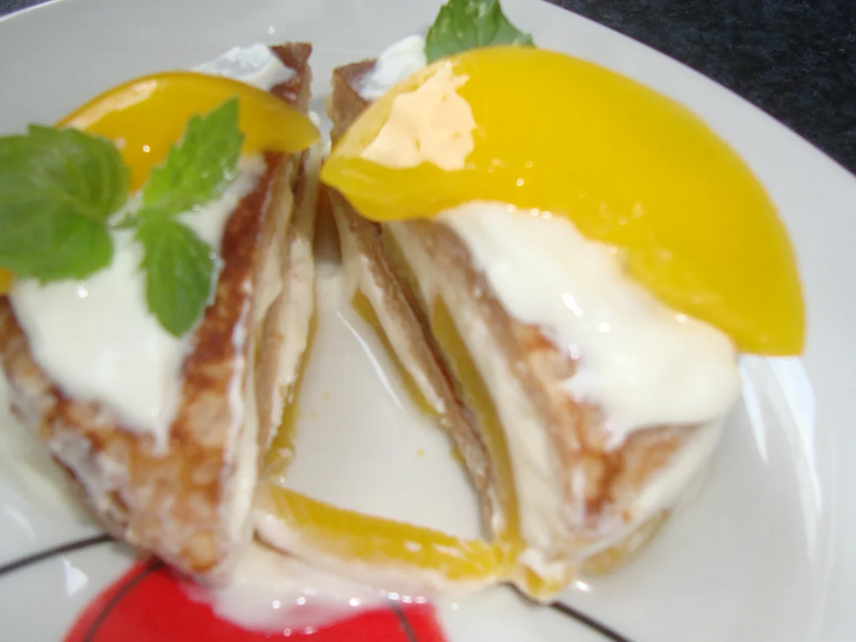 Rezept: Pfirsich Topfentörtchen Bild Nr. 753 Pfirsich Topfentörtchen - Rezept - Bild Nr. 753