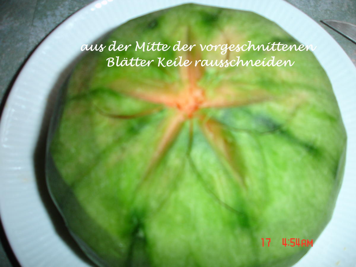 geschnitzte Wassermelone - Rezept - Bild Nr. 811