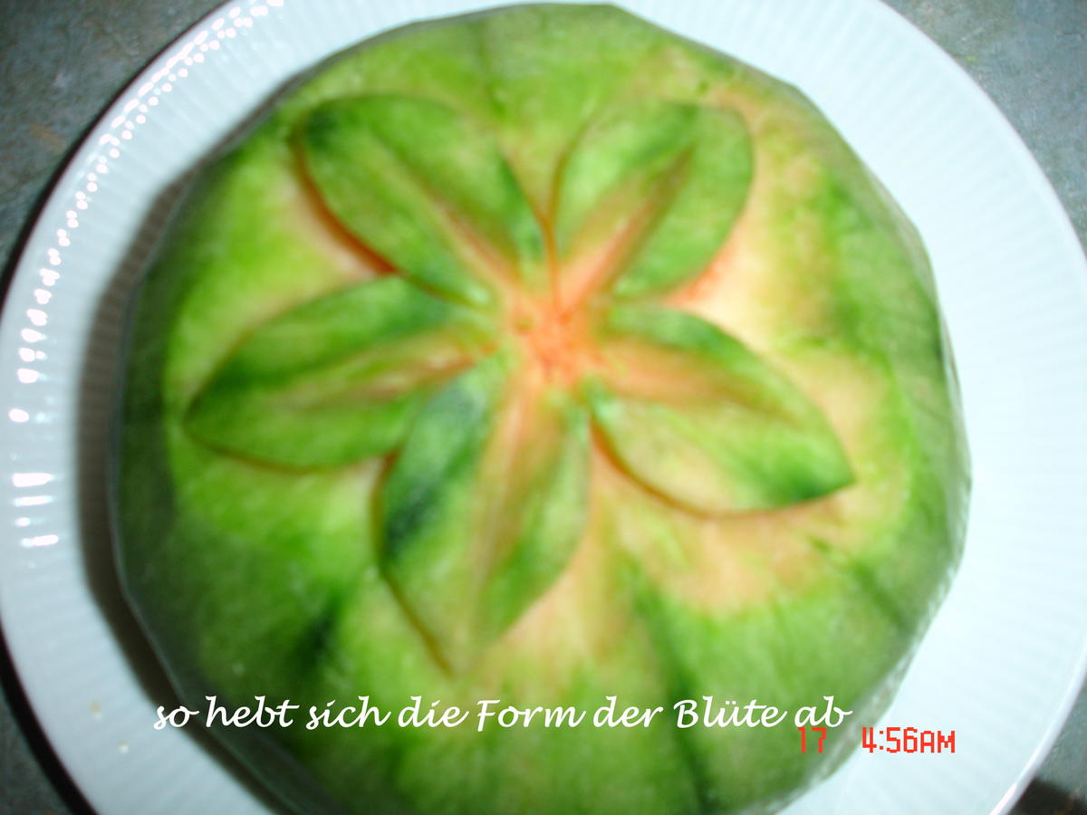 geschnitzte Wassermelone - Rezept - Bild Nr. 813