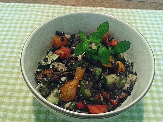 Rezept: Belugalinsen-Salat Bild Nr. 793 Belugalinsen-Salat - Rezept - Bild Nr. 793