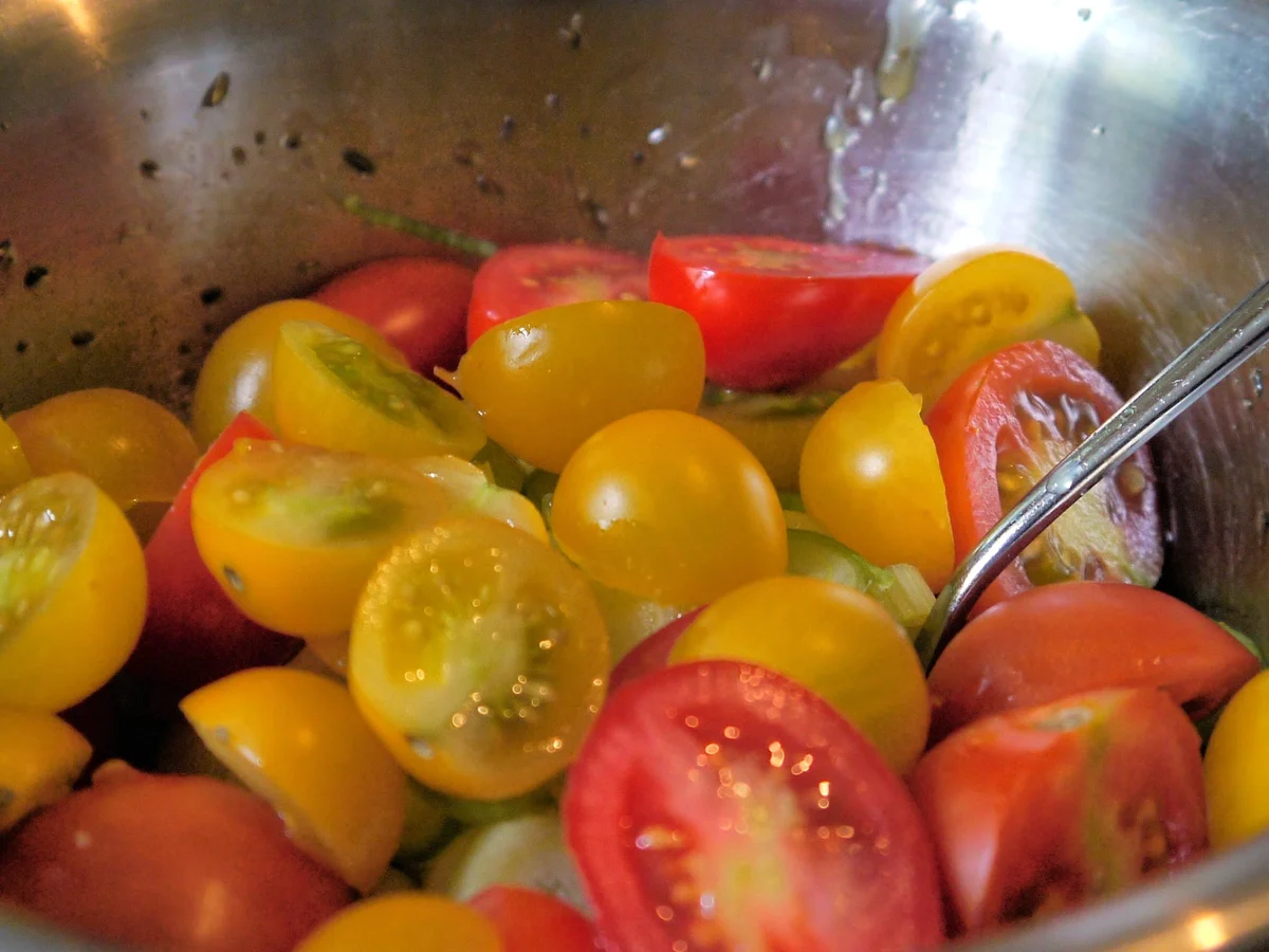 Rezept: Tomatentarte mit Käseboden Bild Nr. 799 Tomatentarte mit Käseboden - Rezept - Bild Nr. 799