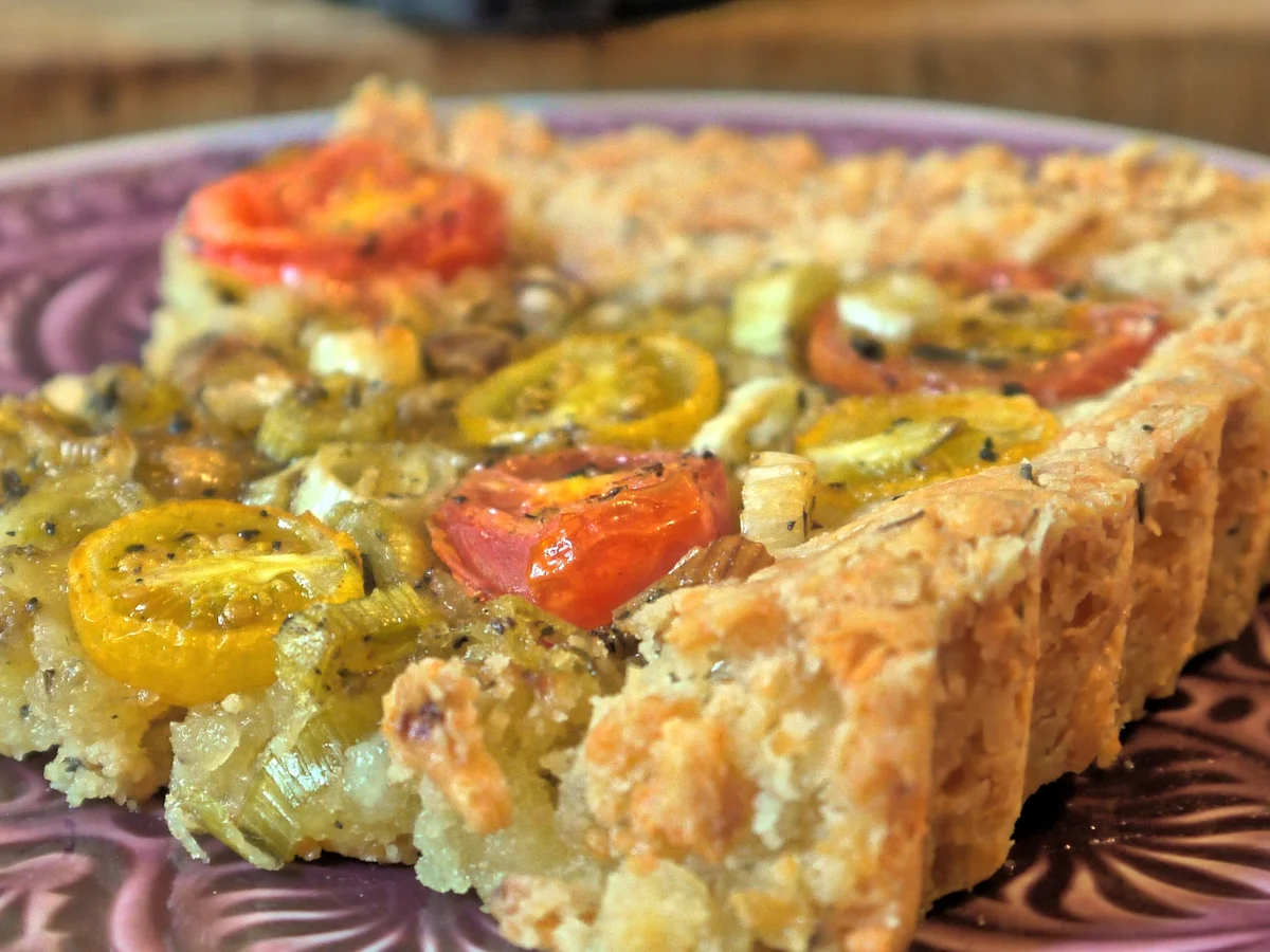 Rezept: Tomatentarte mit Käseboden Bild Nr. 806 Tomatentarte mit Käseboden - Rezept - Bild Nr. 806