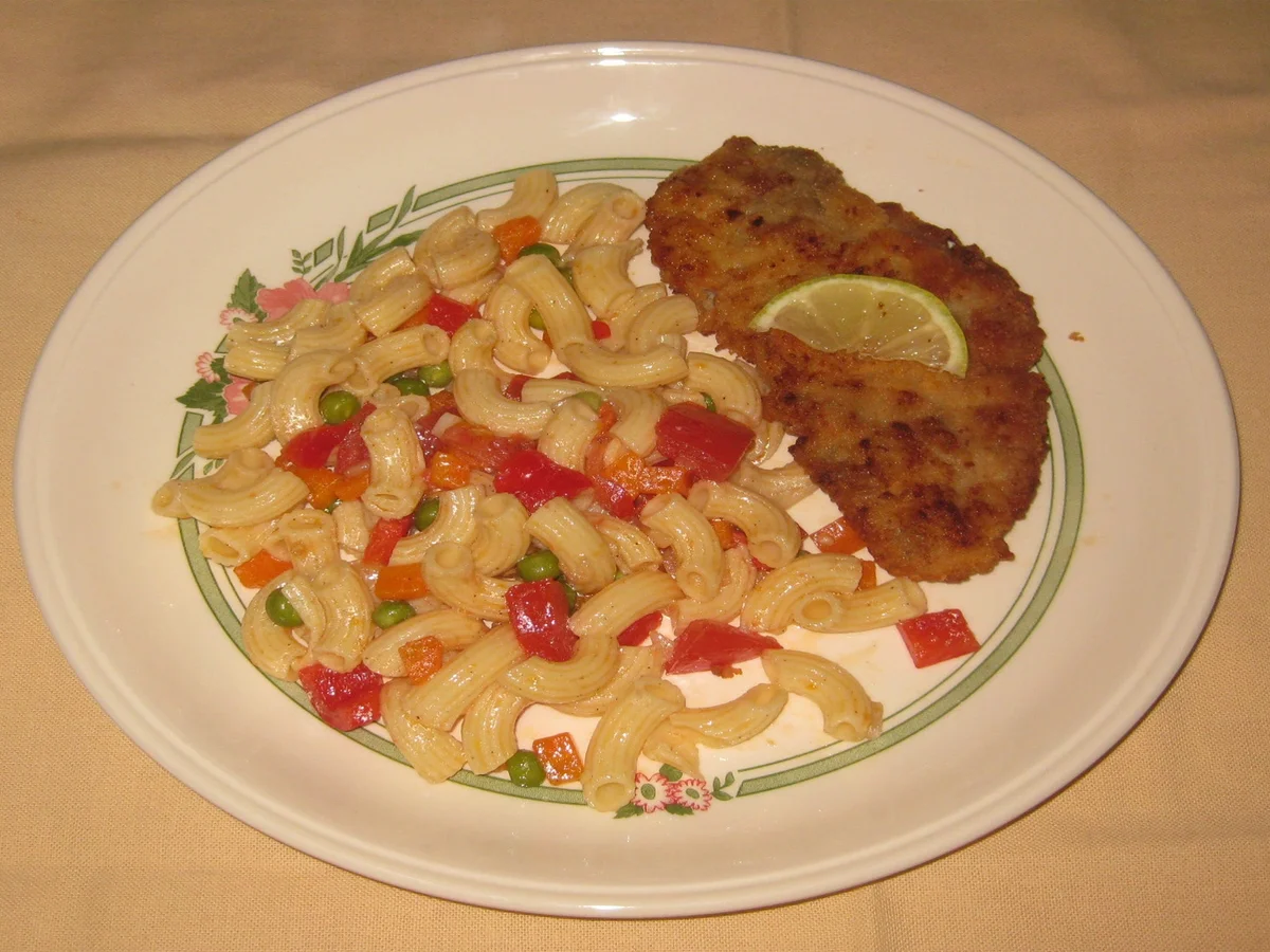 Rezept: Hörnchen-Nudelsalat Bild Nr. 818 Hörnchen-Nudelsalat - Rezept - Bild Nr. 818