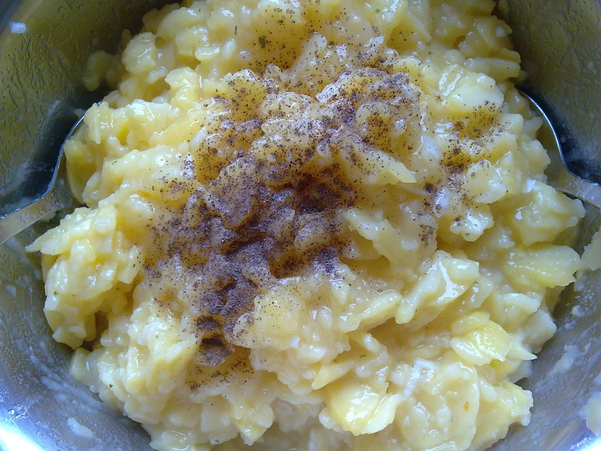 Salat - Kartoffelsalat mal anderst zubereitet, angerichtet - Rezept - Bild Nr. 842