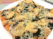 Hefe:   PIZZA HAWAI + SPINACI  nach Art des Hauses - Rezept - Bild Nr. 841