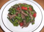 Lammherz - Streifen auf Bohnen-Tomaten-Salat - Rezept - Bild Nr. 889