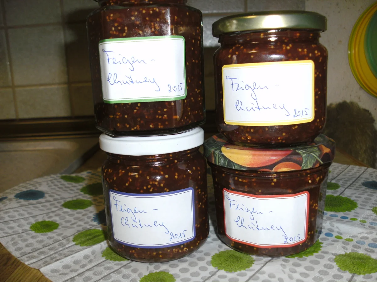 Feigen Chutney - Rezept - Bild Nr. 1311