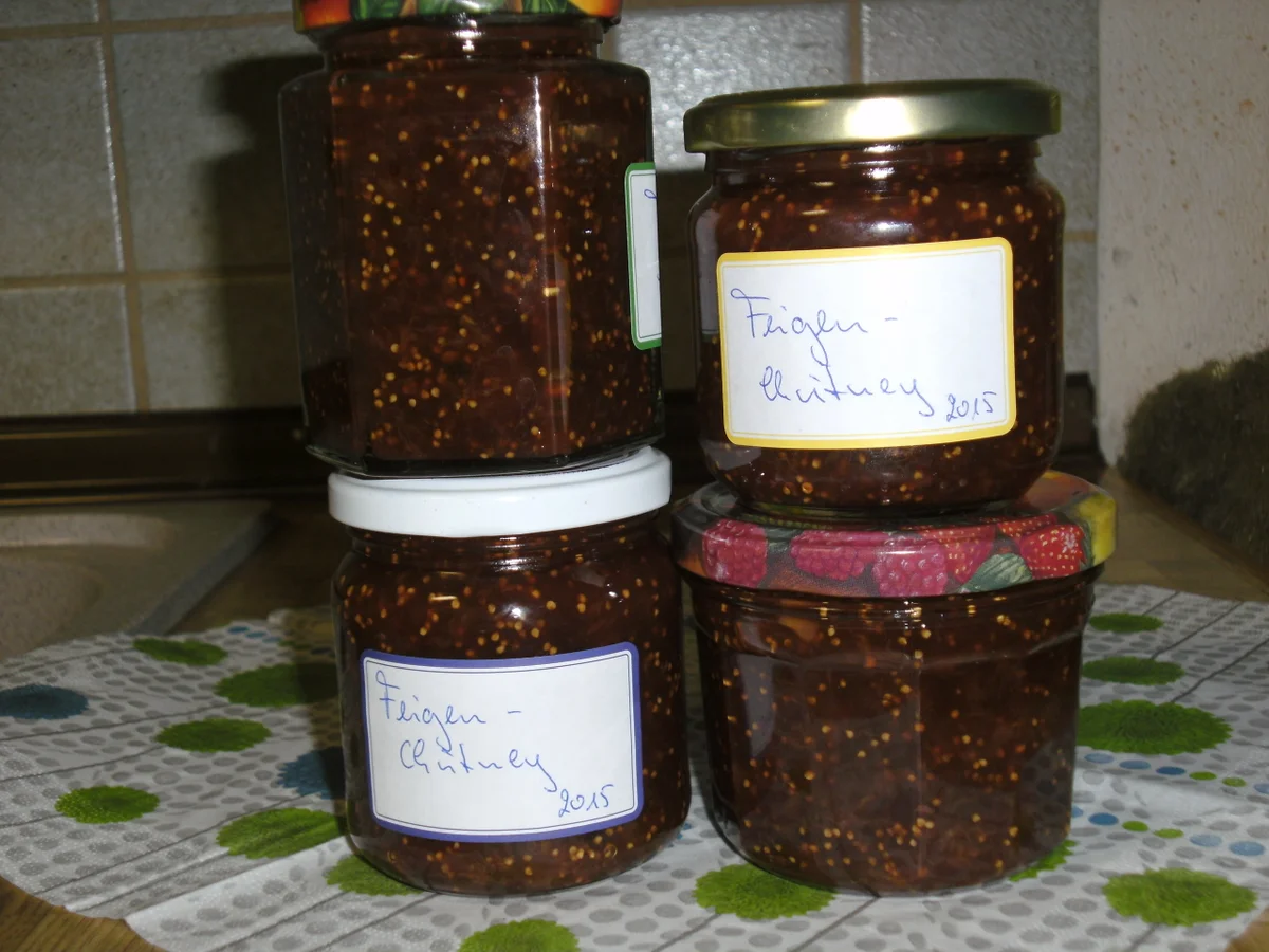 Feigen Chutney - Rezept - Bild Nr. 1313