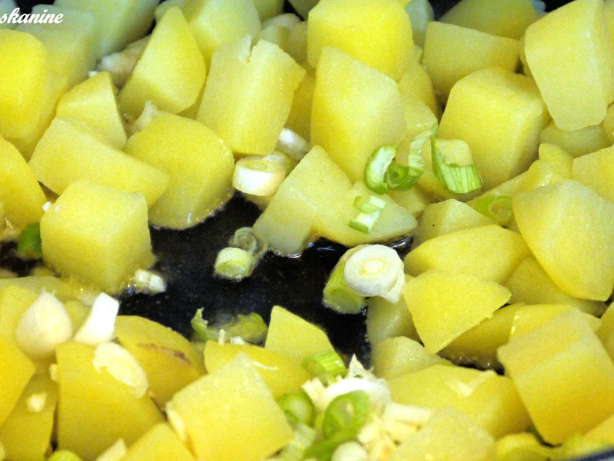 Kartoffelpfanne mit Feta und Ahornsirup-Gewürzsoße - Rezept - Bild Nr. 886