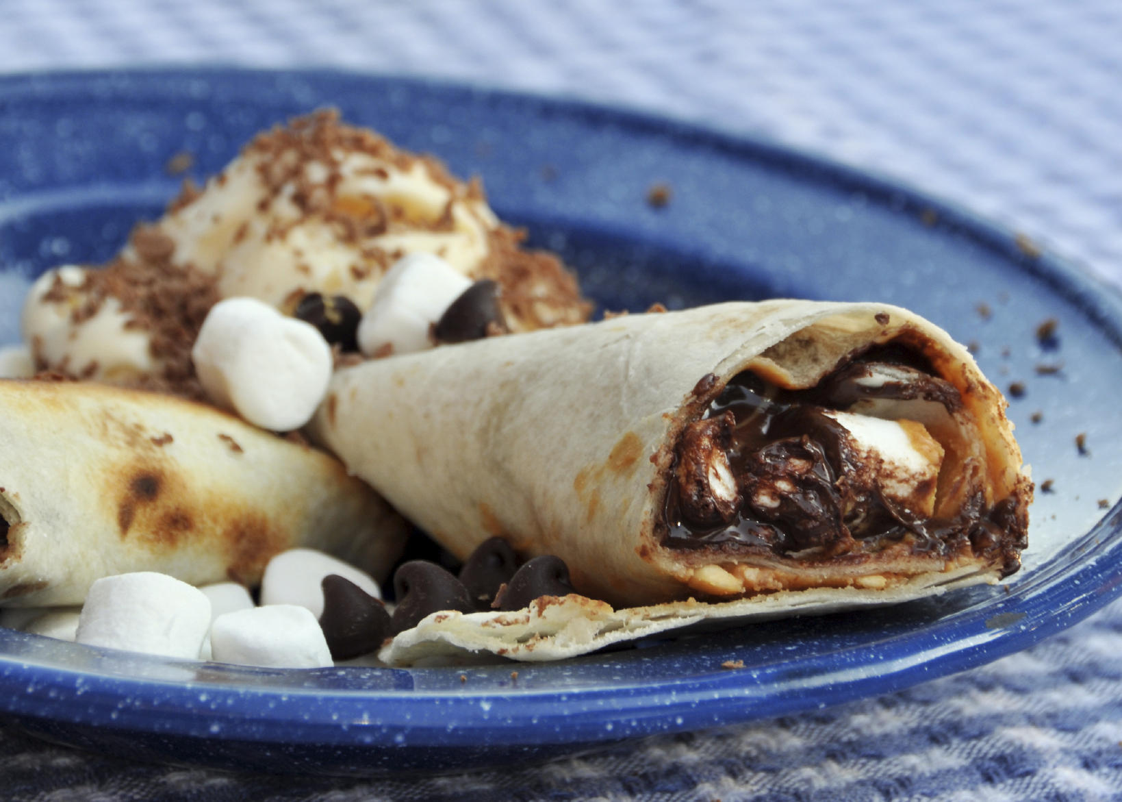 Bilder für Nutella-Marshmallow-Quesadilla - Rezept