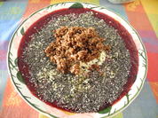 Obst püriert mit Quark nach Budwig und selbstgemachtem Linomehl - Rezept - Bild Nr. 909