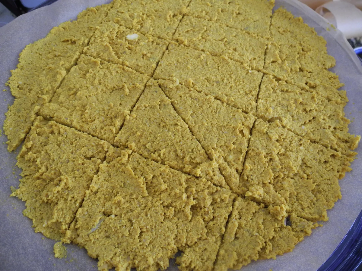 Kichererbsen - Kurkuma - Kräcker - Rezept - Bild Nr. 893