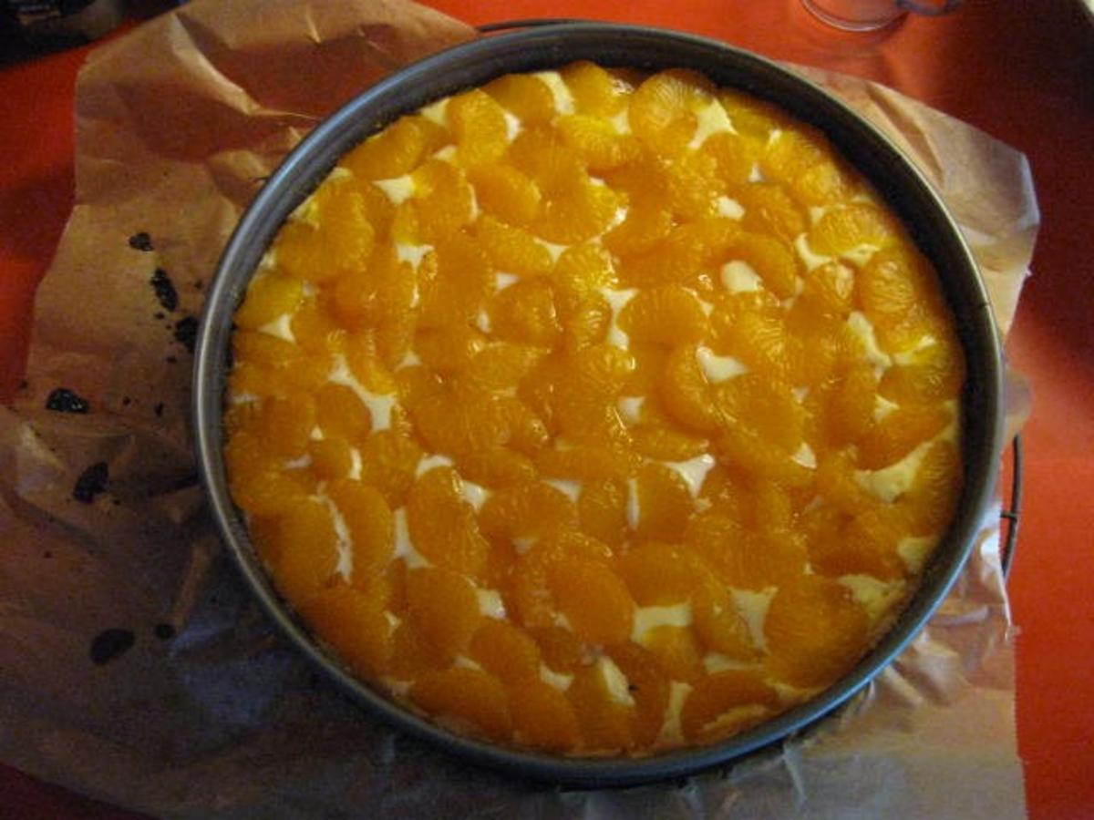 Mandarinen-Käsekuchen mit Pudding - Rezept - Bild Nr. 899