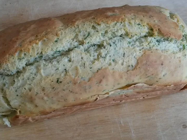 Grundrezept Milch Brot ( hier mit Kräutern ) ohne Hefe ! - Rezept - Bild Nr. 893