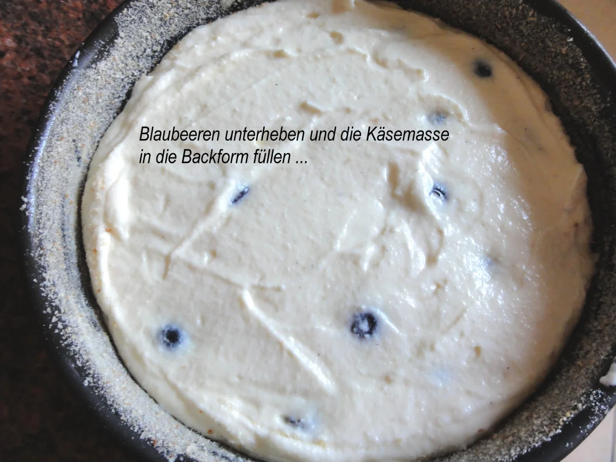 Rezept: KuchenZwerg: KÄSEKUCHEN mit Blaubeeren Bild Nr. 920 KuchenZwerg: KÄSEKUCHEN mit Blaubeeren - Rezept - Bild Nr. 920