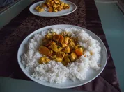 Rezept: Hähnchen-Curry auf Reis Bild Nr. 898 Hähnchen-Curry auf Reis - Rezept - Bild Nr. 898