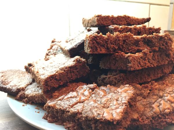 Nutella Brownies - schnell &amp; einfach - 273 kcal/100g