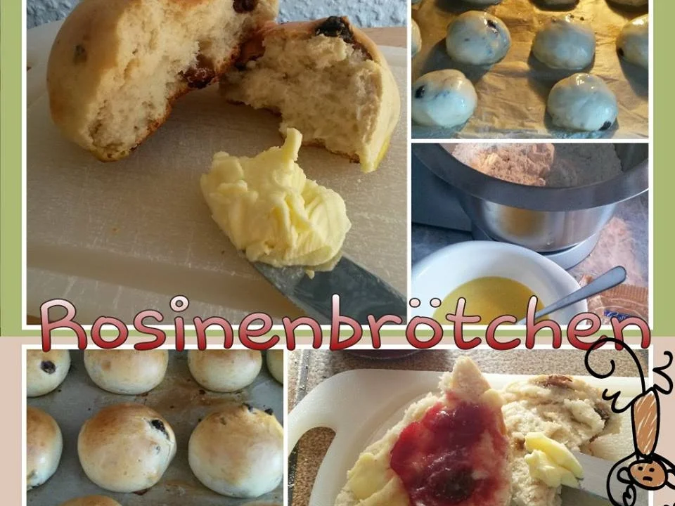 Rezept: Rosinensemmeln Bild Nr. 1224 Rosinensemmeln - Rezept - Bild Nr. 1224