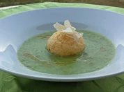 Topfenknödel mit Ziegenbergkäse an Bärlauchsoße - Rezept - Bild Nr. 1018