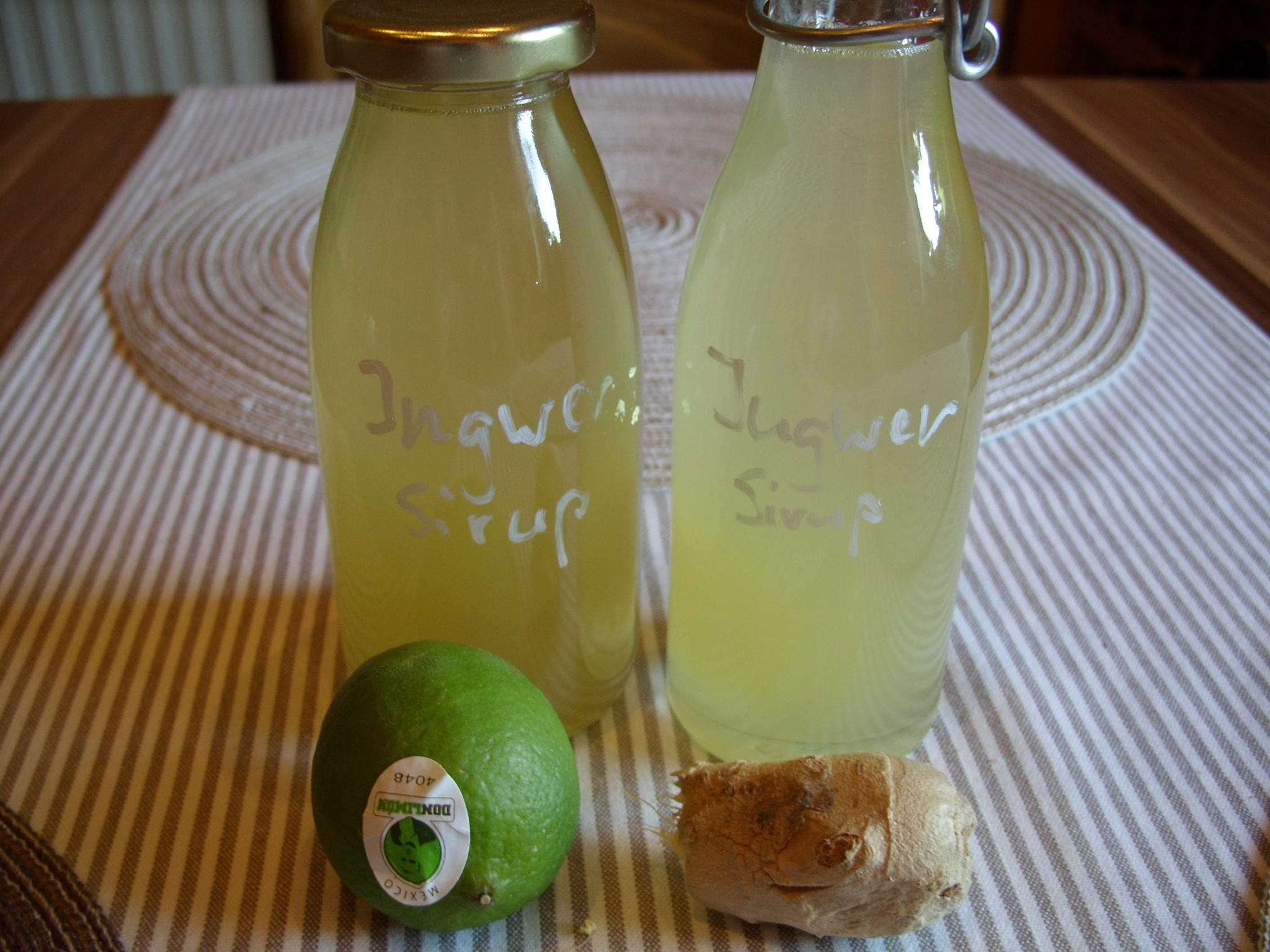 Bilder für Vorrat: Ingwersirup - Rezept