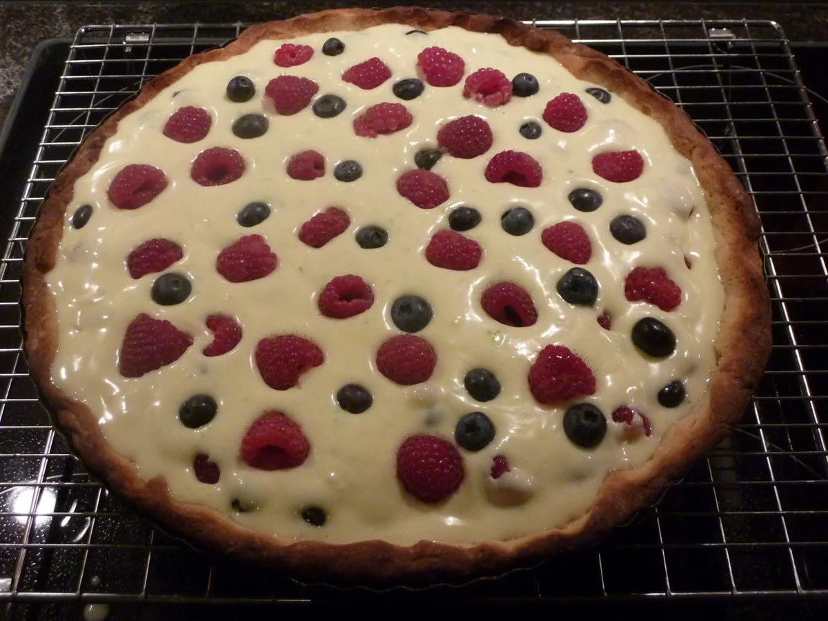 Rezept: Limetten- Beeren Tarte Bild Nr. 945 Limetten- Beeren Tarte - Rezept - Bild Nr. 945