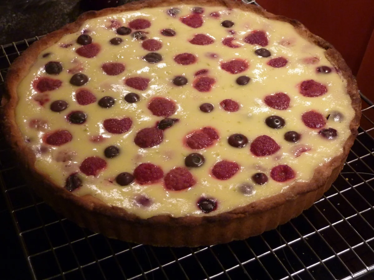 Rezept: Limetten- Beeren Tarte Bild Nr. 946 Limetten- Beeren Tarte - Rezept - Bild Nr. 946