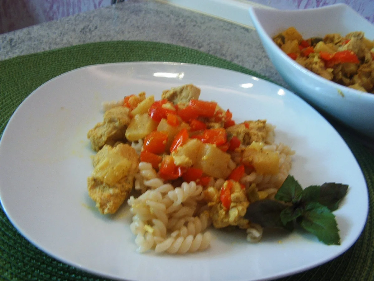 Fruchtiges Putencurry - Rezept - Bild Nr. 955