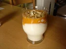 Schmandcreme mit Pfirsichamarettosoße  Low Carb - Rezept - Bild Nr. 955