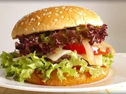 XXL Burger  mit Lollo Rosso Salat und....nach Art des Hauses - Rezept - Bild Nr. 970